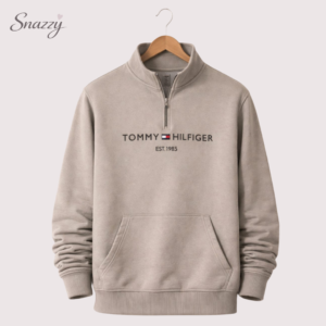 Taupe Tommy Hilfiger Quarter-Zip