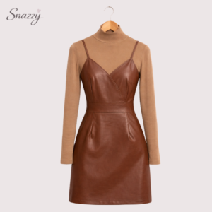Leather Layer Dress