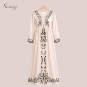 Embroidered Maxi Dress